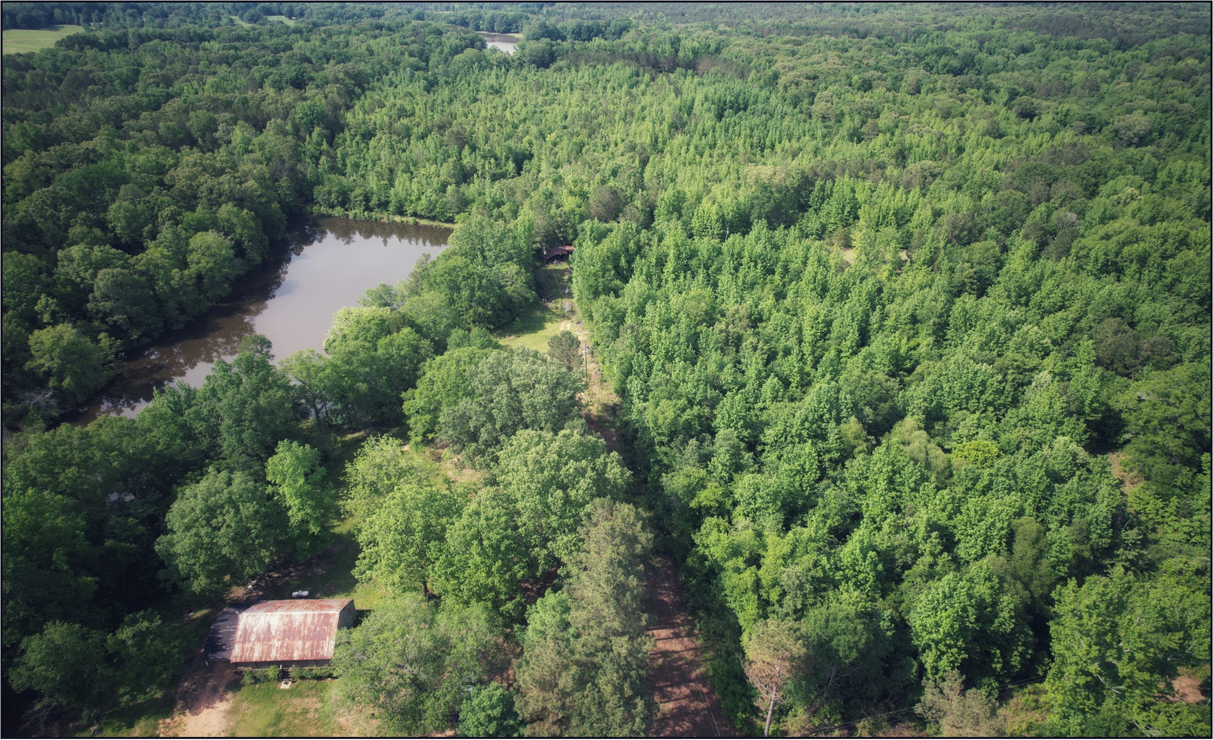 45 Acres With a Hunting Camp in Carroll County in Carrollton, MS