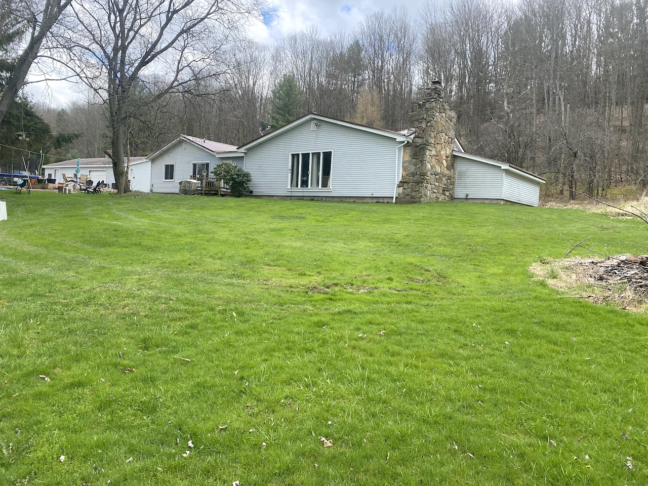 Country Home with Garage and Pond on 4 acres in West Almond NY 3595 County Road 2