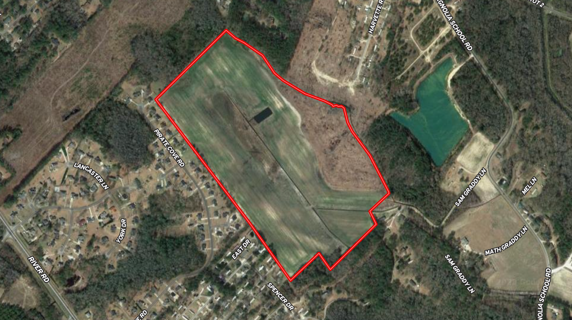 77-Acre Tract in Washington, NC: Ideal for Development or Sand Mining