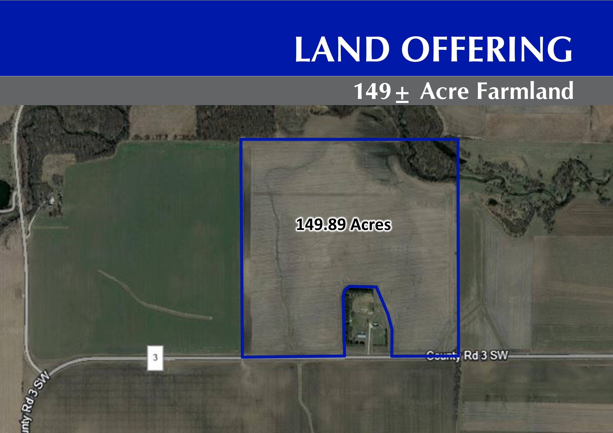149+/- Acres High Quality Tiled Crop Producing Farmland - Olmsted County, MN