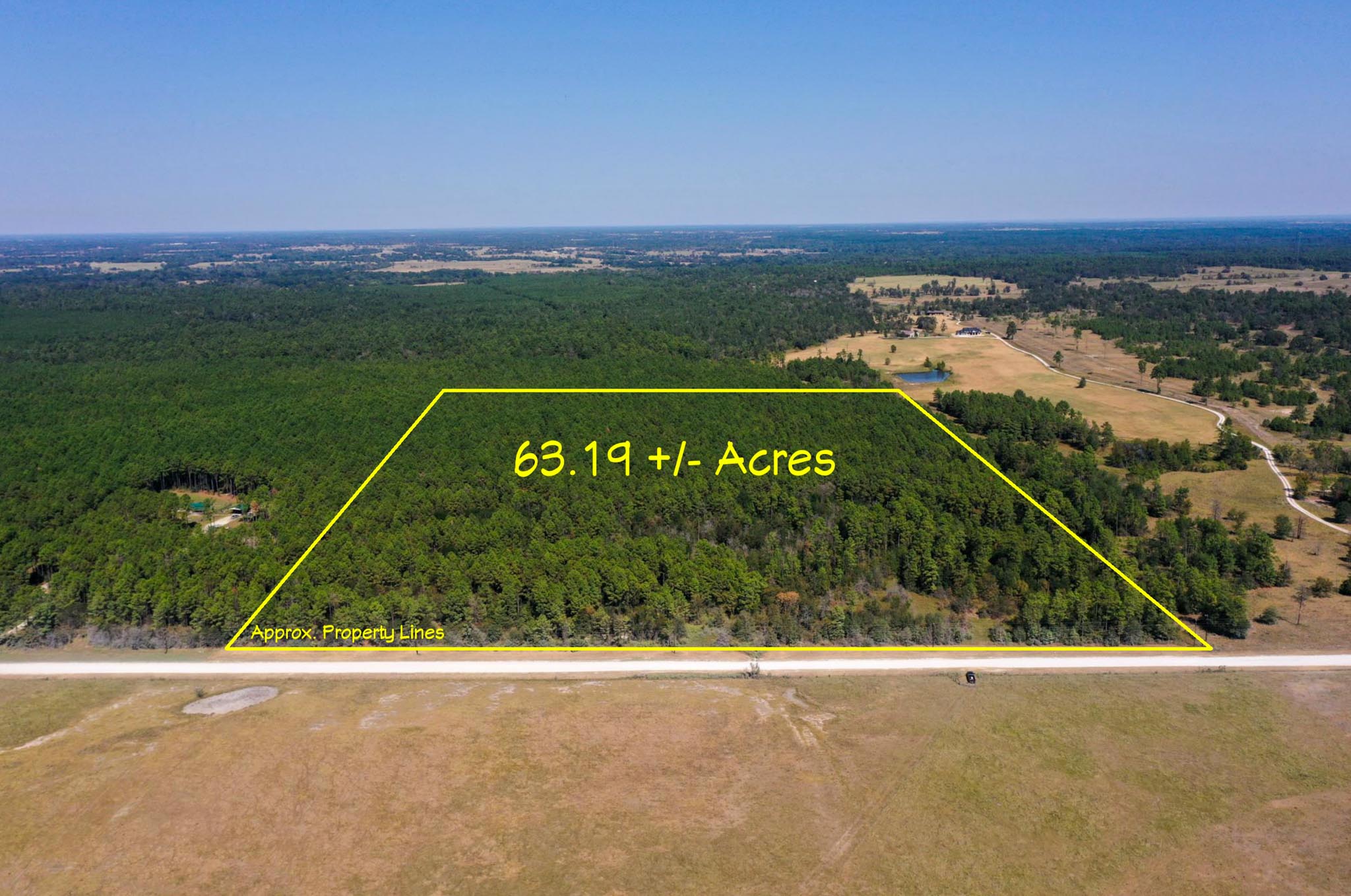 Land for Sale Round Prairie Rd, Huntsville, TX 77320 63.19 acres