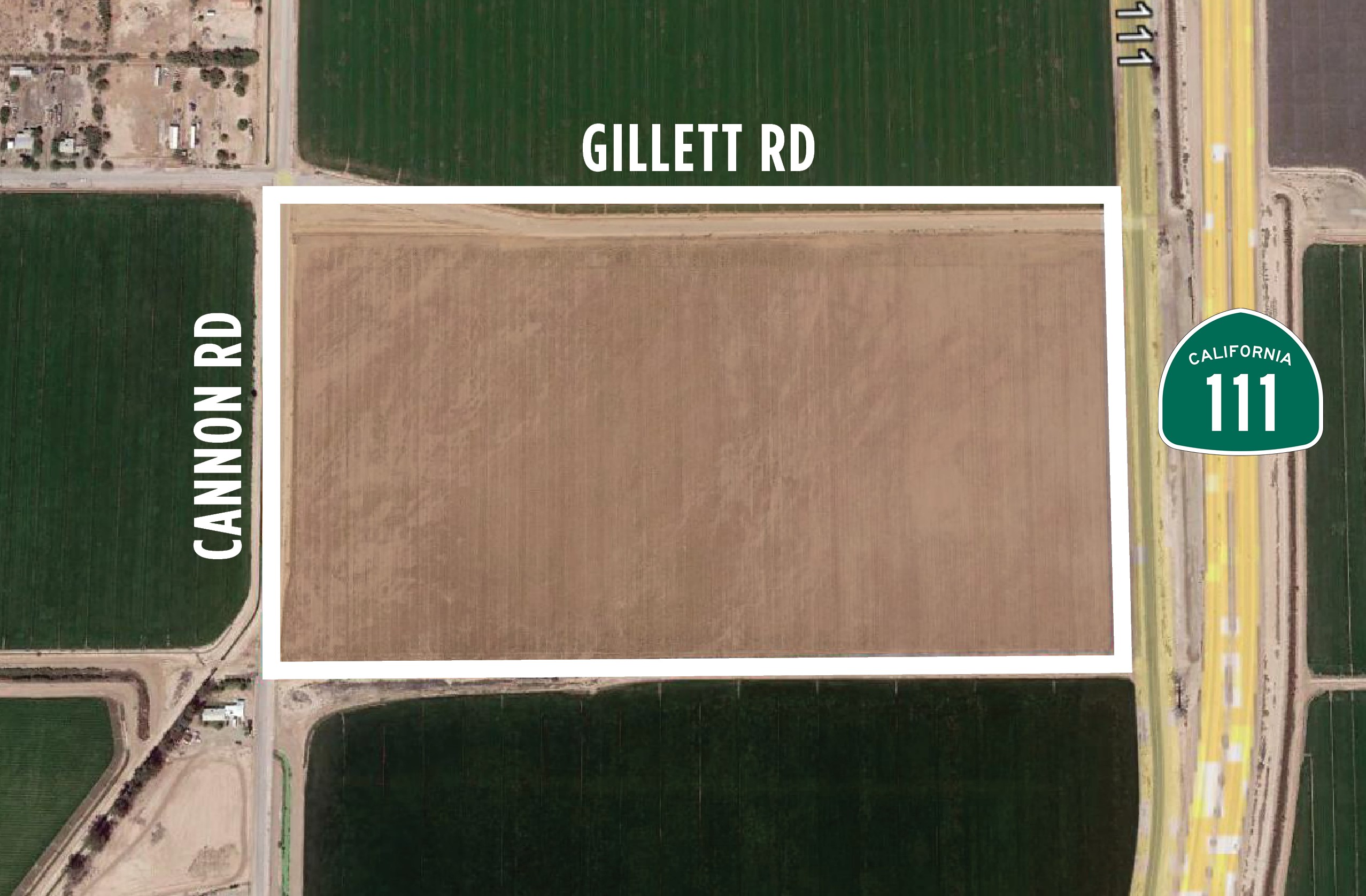 Land for Sale SEC E Gillett St & Cannon Rd, El Centro, CA 92243 80.