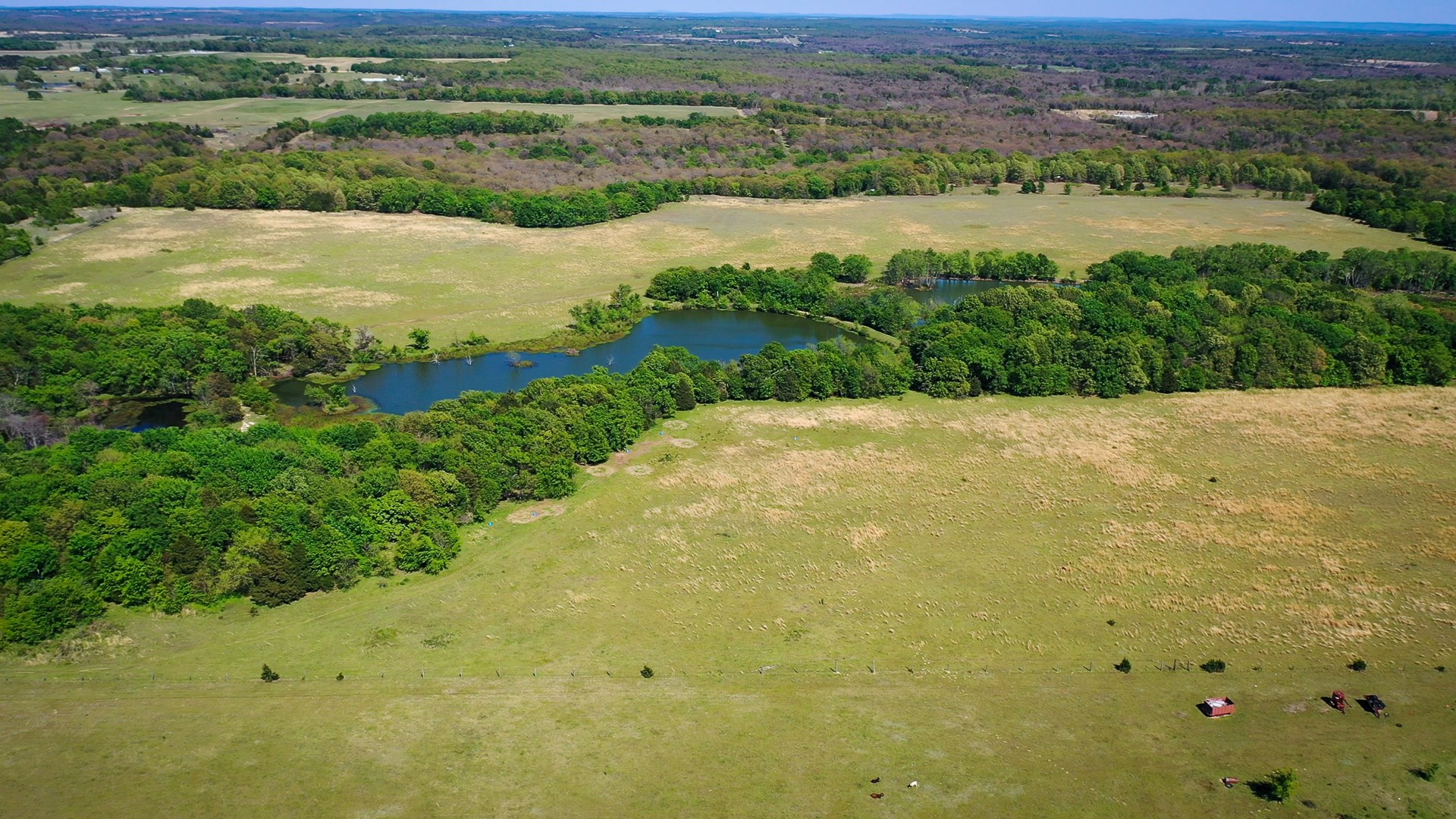 Farm & Ranch with Hunting Land For Sale in Hughes County, OK