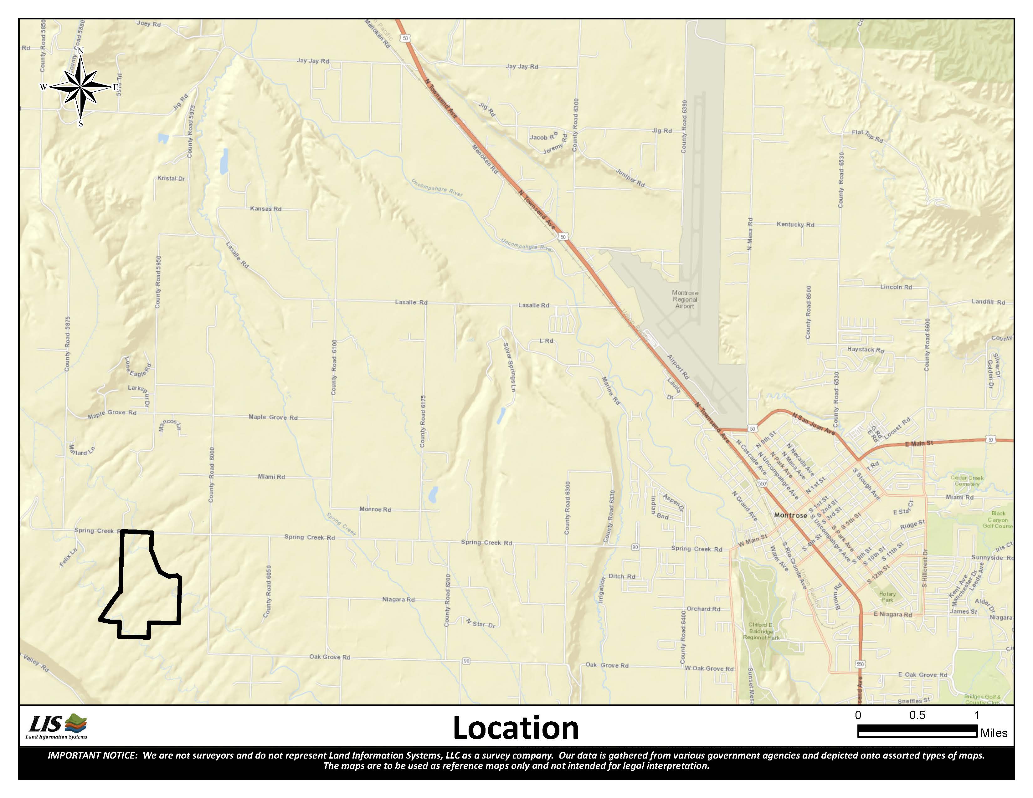 225 Acres, 59346 Spring Creek, Montrose, CO 81403 Land and Farm